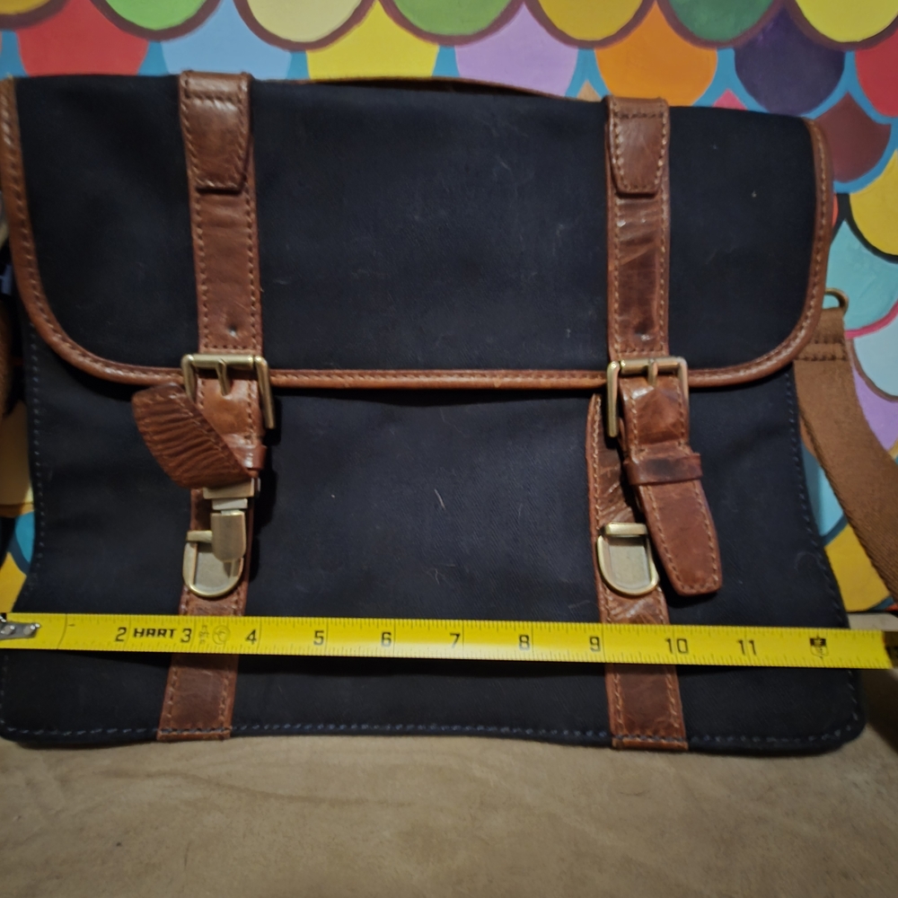 Fossil Navy Blue Book Bag